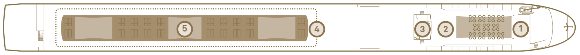 Sun Deck plan